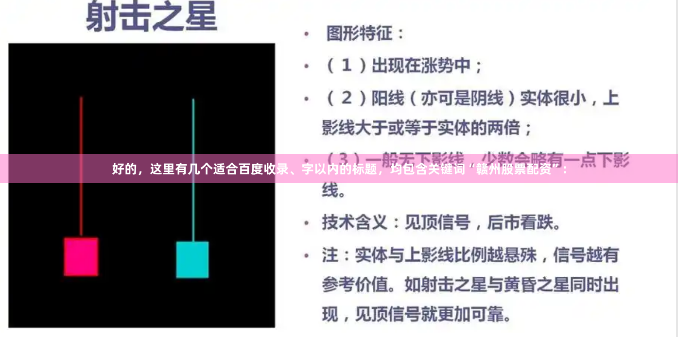 好的，这里有几个适合百度收录、字以内的标题，均包含关键词“赣州股票配资”：